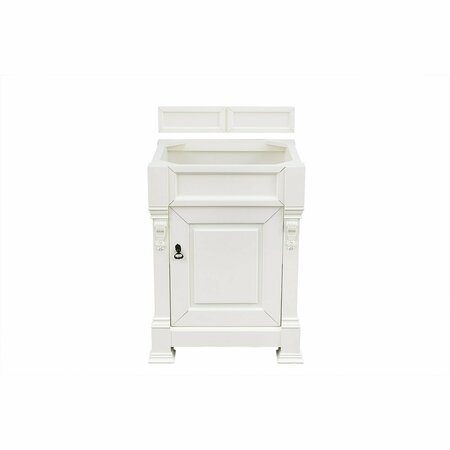 JAMES MARTIN VANITIES Brookfield 26in Single Vanity Cabinet, Bright White 147-V26-BW